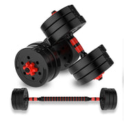 Adjustable And Removable Rubber-coated Cement For Household Fitness Dumbbells